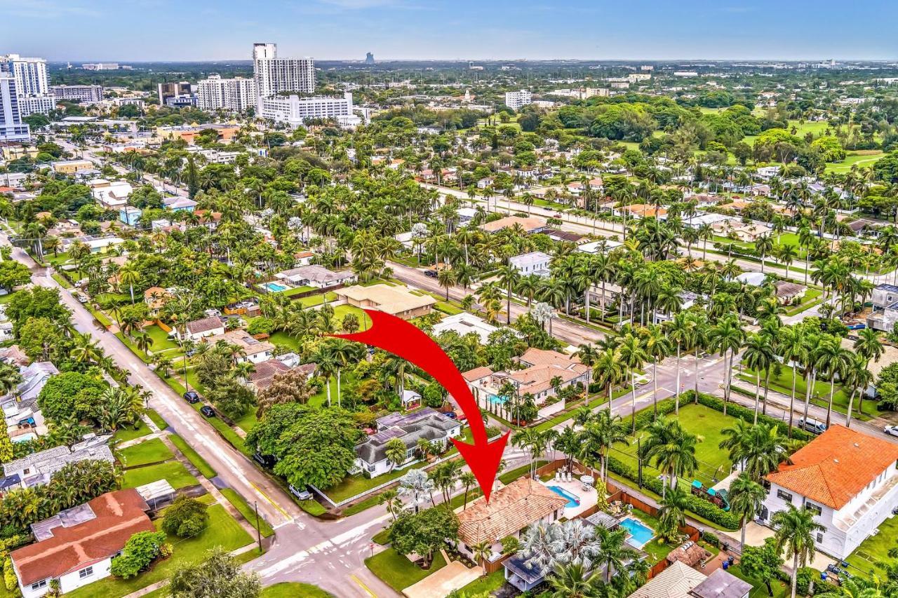 Tropical Oasis With Pool 10 Mins Airport & 5 Mins Beach Hollywood Exterior foto